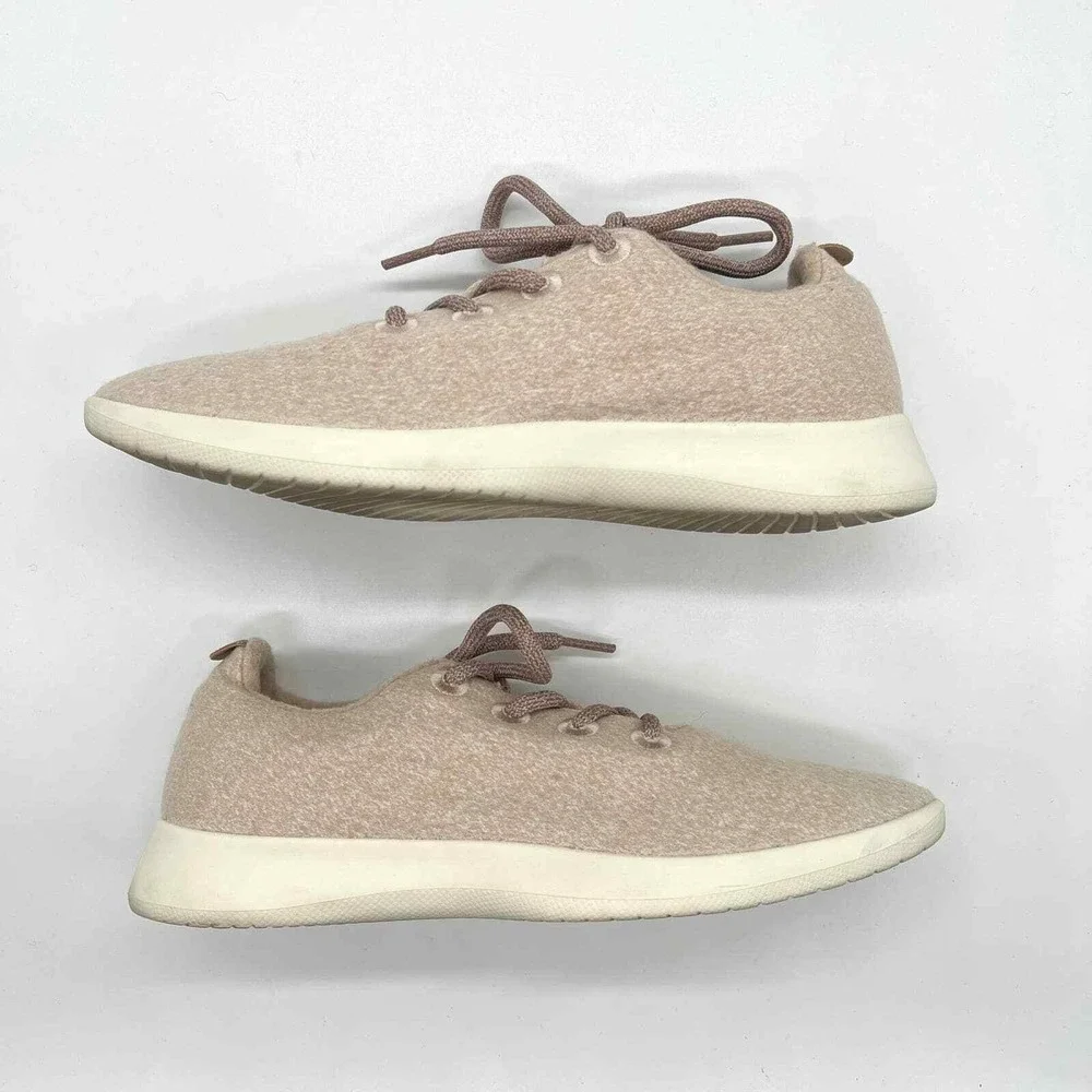 ALLBIRDS Wool Runners Women 8 Pink Walking Sneakers Sustainable Comfortable - Picture 4 of 11
